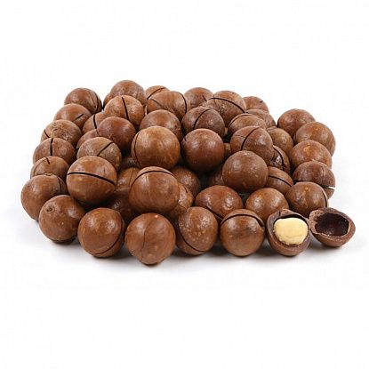 ОРЕХ МАКАДАМИЯ ЖАРЕНЫЙ В СКОРЛУПЕ  200гр